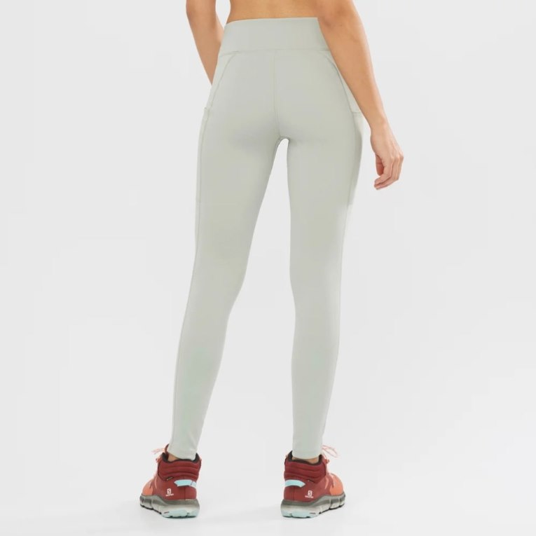 Calça Legging Salomon Outline Feminino Menta | PT P51098